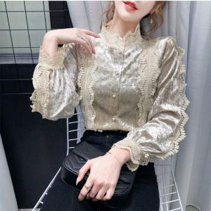 6281# Luciana Velvet Top Import / Atasan Wanita / Blouse Wanita / Kemeja Wanita / Baju Import Wanita