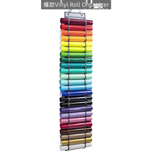 Wall Mounted Roll Storage Shelf Roll Holder Roll Storage Organiser Roll Organiser with 60 Compartments