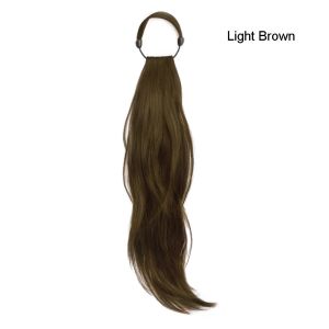 BEAUTYLADIES High Elasticity Layered Ponytail Extensions Synthetic Rubber Band Pony Tail Hairpiece Sweet Wig Ponytail Long Wavy Curly Ponytail for Women