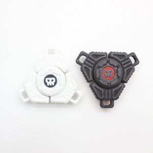 DENLUN พลาสติก ฟิดเจ็ตสปินเนอร์ที่พิมพ์ 3D ชุดสไลเดอร์ หมุน ของเล่นไจโรที่ปลายนิ้ว แฮนด์สปินเนอร์ คู่มือ ไจโรสโคป 3D ของขวัญงานเลี้ยง