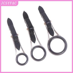 JCSYFAC Folding Stainless Steel Telescopic Guide Ring Fishing Rod Pole Line Guides Top Rings DIY Eye Ring Repair Kit Tackle Accessories