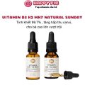 Vitamin D3K2 MK7 Sunday Natural 20ml ĐỨC chính hãng cho bé từ sơ sinh - Vitamin D cho bé - Happypig. 