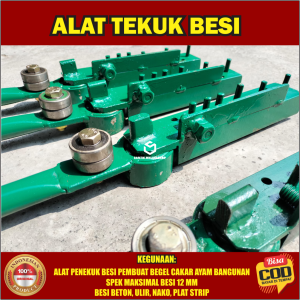 Alat Tekuk Besi Penekuk Besi Begel Cakar Ayam Spek 4 6 8 10 12 mm Besi Beton Nako Ulir