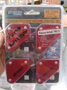 Panah Siku Mini Welding Magnet Set 4 Pcs BENZ 4 Kg Siku Las Magnet Kecil 2"Inch Sudut 45 135 90