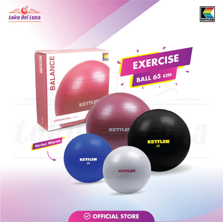 KETTLER EXERCISE BALL 65CM bola gym fitness birth ball yoga Lazada Indonesia