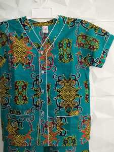 Piyama Batik Bagan Couple Kode Motif 52662 PIYAMA LENGAN PENDEK DAN MODEL LENGAN 3/4 Setelan Baju Tidur Pakaian Tidur Bagansiapiapi Merek MJ Liong