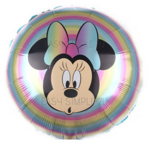 (1Piece) Small Mini Pokemon Pikachu Doraemon Mario Luigi Peach Sponge Tom Jerry Cat Mickey Mouse Balloon