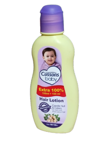Cussons Baby Hair Lotion Candle & Nut Celery 35ml+15ml - Menghitamkan Menebalkan Rambut Bayi Nahisa1