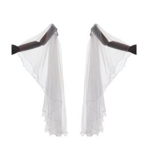 Victorian Long Tulle Sleeves Chiffon Detachable Gloves for Wedding Dress Halloween Renaissances Costume Accessories