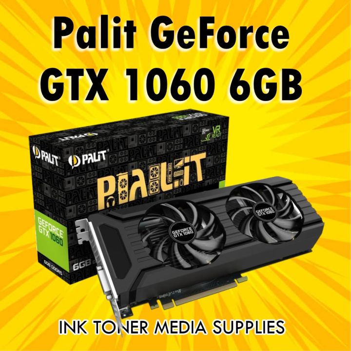 Palit GeForce GTX 1060 DUAL FAN 6GB GDDR5 Nvidia Graphics Card ...