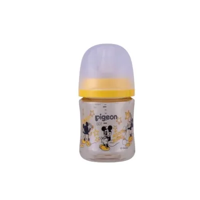 จัดส่งจากประเทศไทย 🇹🇭ขวดนมเด็กปากกว้างสีน้ำตาล Pigeon ใหม่ล่าสุด ขวดนมเด็ก PPSU ปลอด BPA แท้ มีให้เลือก 160ML และ 240ML