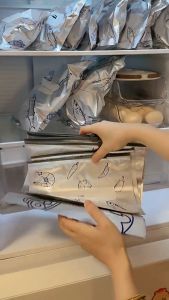 Aluminum-Titanium Foil Fresh-Keeping Sealed Bag Airtight Meal Prep Freezer Food Storage Pouch
