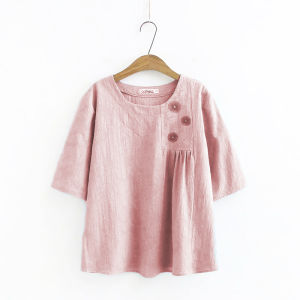 LKfashion เสื้อแฟชั่นสไตล์เกาหลี ปักดอกไม้ เรียบง่ายสไตล์มินิมอลมากๆ สาวๆห้ามพลาดน้าาา