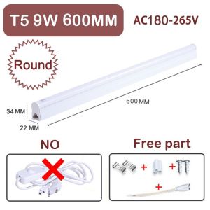 Led Tube Light 10W 20W Light Tubes T5 Tube Bar Energy Saving Kitchen Lamp Table Tube Lamp For Home Cupboard Warehouse Lighting With Plug