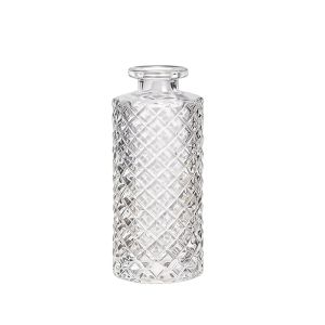 Nurm Vintage Glass Vase Mini Transparent Hydroponic Flower Vase Desktop Home Decor Glass Prop 1Pc