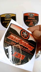 STIKER EMBLEM TIMBUL YAMAHA RX KING LEXI VIXION NMAX FIZ R KUALITAS TERBAIK