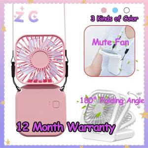 [ZC] USB Fan Portable Hanging Neck Fan Outdoor Sports Electric Folding Fan Mini Handheld Fans