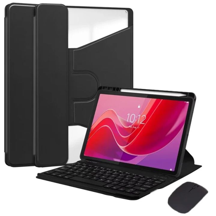 Xiaomi Pad 5 Hoes met Magnetisch Bluetooth Toetsenbord Book Case Groen