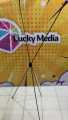 X-Banner (RANGKA ONLY) Stand X Banner Hitam 60x160cm Display Promosi Standing Tiang Usaha Olshop. 