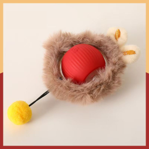 [Local Shipment] Electric Interactive Cat Toy Ball Cat Teasing Ball  Auto Electric Rolling Ball USB Rechargeable