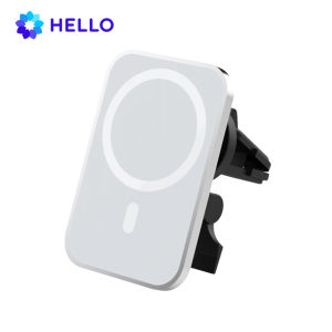 HELLO C10 Wireless Car Charger 20W Fast Wireless Charging Magnetic Wireless Car Charger Mount Adsorption Car Wireless Charging Stand Fast Charge Car Mount Adsorbable Phone For Phones 13 12 Pro For Android IOS