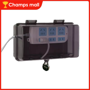 1Pcs Wall Socket Waterproof Box Socket Switch Protector Electric Plug Cover With Combination Lock