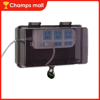 1Pcs Wall Socket Waterproof Box Socket Switch Protector Electric Plug Cover With Combination Lock