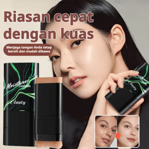 Kuas makeup 2-in-1 untuk wanita dengan kepala ganda kuas makeup kuas concealer pelembap serbaguna