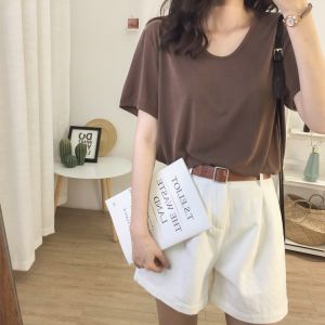 Kaos Wanita T-shirt Wanita BJ-1391 Atasan Baju Melar Lembut Adem Polos High Quality Premium Nyman