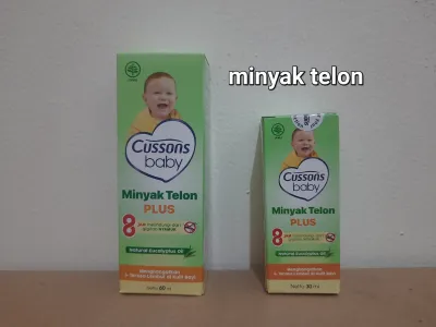 CUSSONS BABY OIL MINYAK TELON PLUS 60ML 30ML BABY PLUS 8 Hours Protection