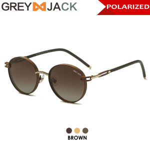 Grey Jack Kacamata Hitam Sunglasses POLARIZED Anti Uv Silau Style Oval Fashion Dewasa 31940