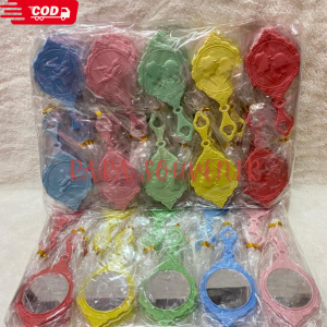 ( isi 50 pcs ) souvenir pernikahan cermin bulat warna