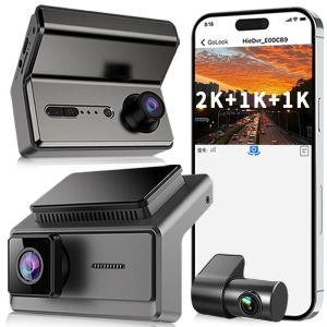 EKLEVA กล้องติดรถยนต์อัจฉริยะความละเอียดสูง2K สำหรับ Q8 PRO หน้าจอขนาดใหญ่3.16นิ้วเลนส์มุมกว้าง24ชั่วโมงจอถอยหลัง Wifi