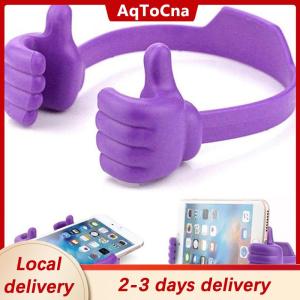 [COD] AqToCna Ship within 24 hours Thumbs Up Cell Phone Holder For Desk Universal Flexible Cell Phone Stand For Tablet Holder Cellphone Holder Stand