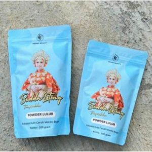 1 PCS LULUR HENNY BEAUTY LULUR BADAN PENCERAH BEDDA LOTONG 100gr BPOM