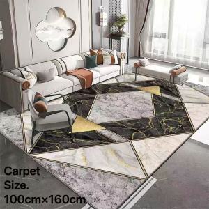 kkl new 2025 size 100x160cm 3DGeometric Carpet Comfortable Lounge Area Rectangular Carpet