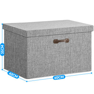 KIOOK กล่องเก็บของ กล่องเก็บเสื้อผ้า กล่องอเนกสงค์ 90/120L กล่องเก็บของพับได้ ใหญ่ กล่องใส่ของ กันน้ำ กันฝุ่น