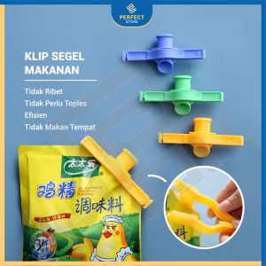 Penutup Makanan Bumbu Dapur Serbaguna Penjepit Kemasan tuang Food Sealing Clip Sealer Penyegel Snack
