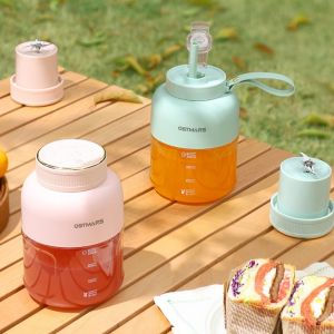 NEXASHOP Freshly Squeezed Portable Juicer 1100ml Portable Ice Crusher Cup Juicer Machine Outdoor