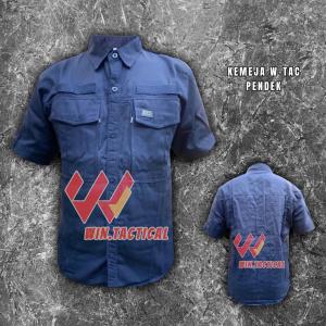 KEMEJA TACTICAL PENDEK W-TAC KEMEJA MURAH OUTDOOR KEMEJA KERJA LAPANGAN PRIA BAHAN PREMIUM