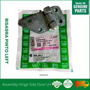 1PC Assembly Hinge Side Door LEFT LH (AZ241401) for BAJAJ RE & MAXIMA Z Bisagra Pinto KALIWA Genuine Spare Parts