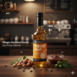 Allegro Hazelnut  Syrup 750ml – Elevate Your Drinks & Desserts - Rich & Premium Flavor Elevate your drinks