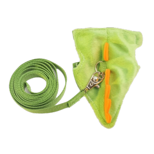 SKJK Short Plush Ferret Lead Rope Adjustable Vest Type Walking Mice Cute Bell Pet Rope Pet Walking