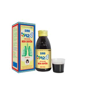 Siro Hen Suyễn PQA Giúp Giải Cảm Hàn Hóa Thấp Thông Phế Bình Suyễn Và Hỗ Trợ Thông Thoáng Đường Thở. Hộp 125ml dược phẩm PQA