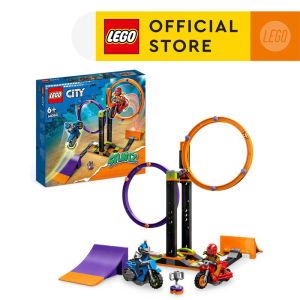 LEGO City 60360 Spinning Stunt Challenge (117 Pieces) Mainan Building Block Toys