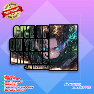 Anime Quotes Sticker - Waterproof Vinyl Indoor/Outdoor Vinyl Sticker