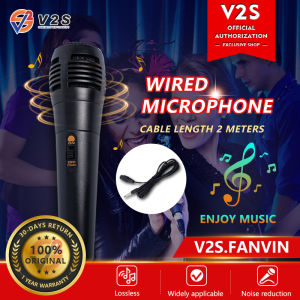 V2S MIC-001 3Meters Long Audio Vocal Karaoke Microphone jack Black Professional stage singing power amplifier Mic