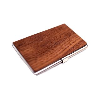 MIIQNUS Thép không gỉ Ví đựng danh thiếp Tối giản Di động Hộp Thẻ tín dụng Sáng Tạo Thiết thực Ví đựng thẻ ngân hàng Dành cho Nam/Nữ