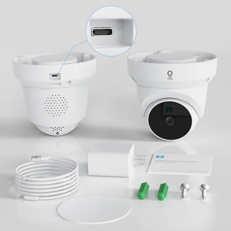 V380 Q1 cctv camera wifi connect to cellphone with voice v380 pro