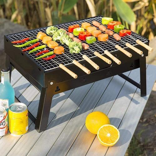 Grill Large Portable And Foldable Charcoal Barbeque BBQ Grill Lazada PH